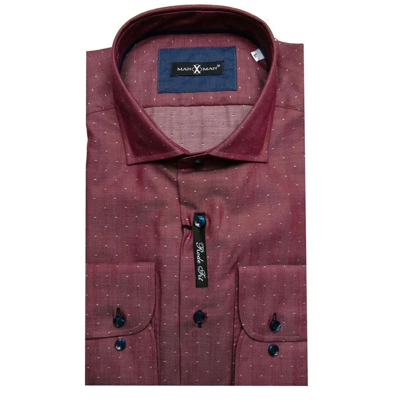 Camicia Rode rossa a pois 