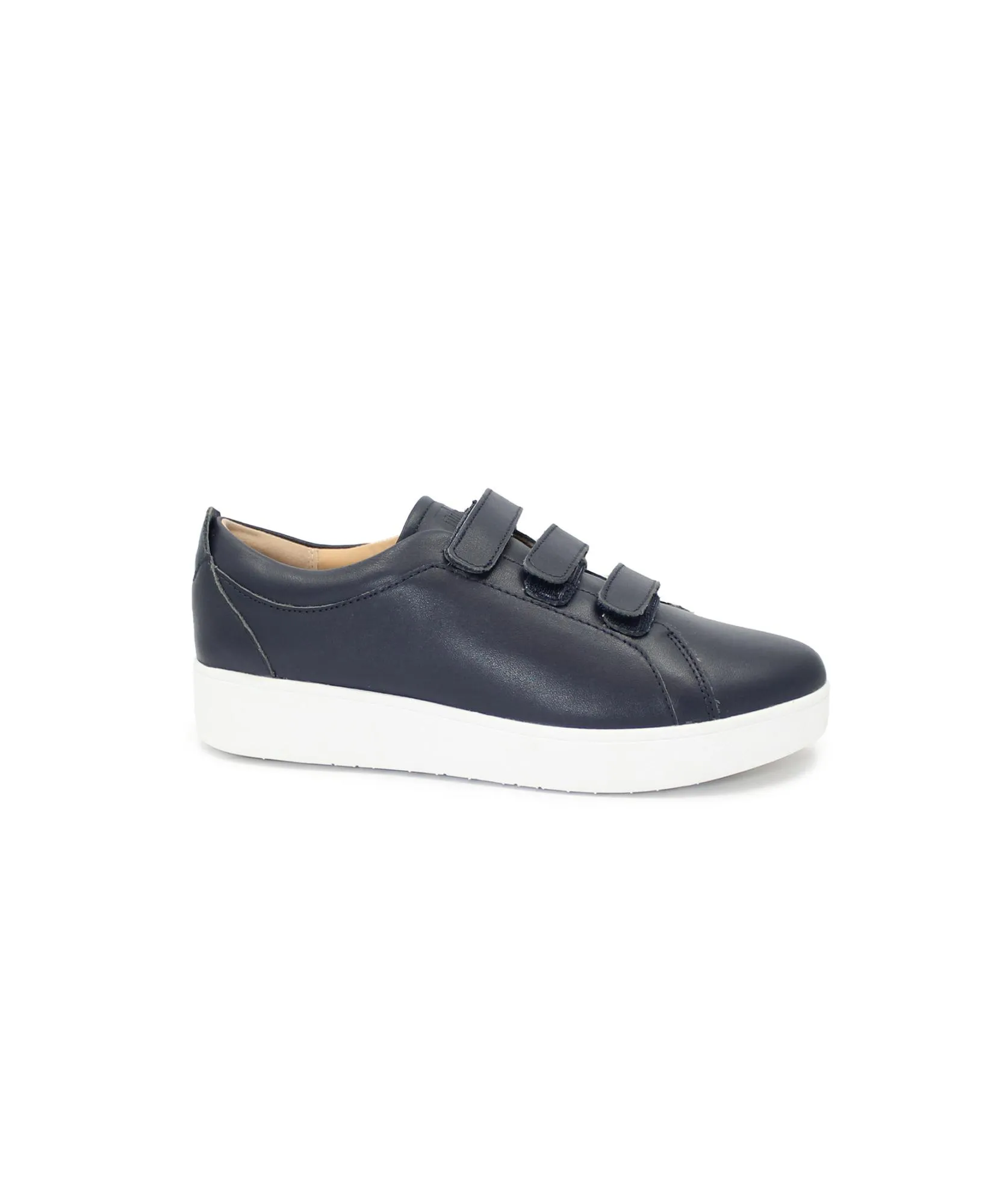 FITFLOP EL8-399  RALLY QUICK STICK navy blu scarpa sneakers donna pelle strappi