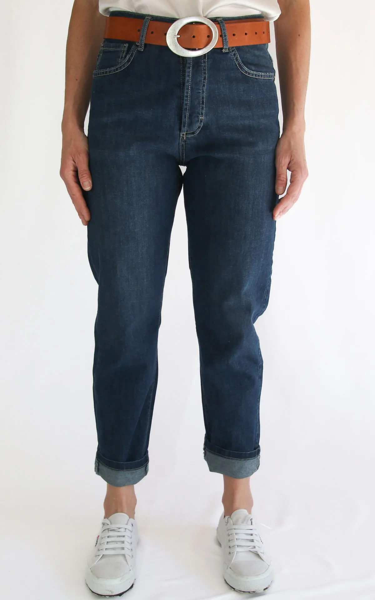 Initial – Jeans Greta light – Denim scuro