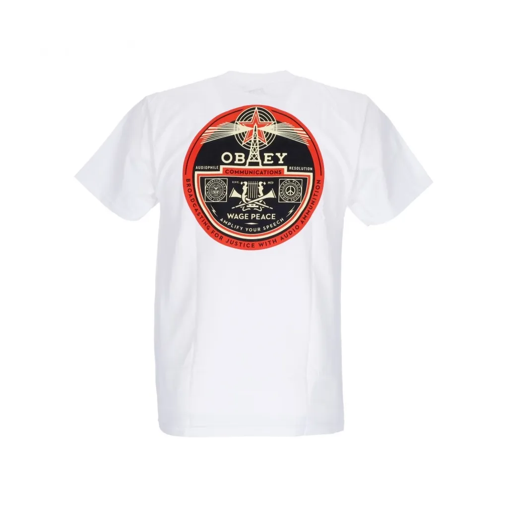 maglietta uomo radio tower classic tee WHITE