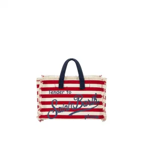 Phone Bag A Righe Rosse Lin 41