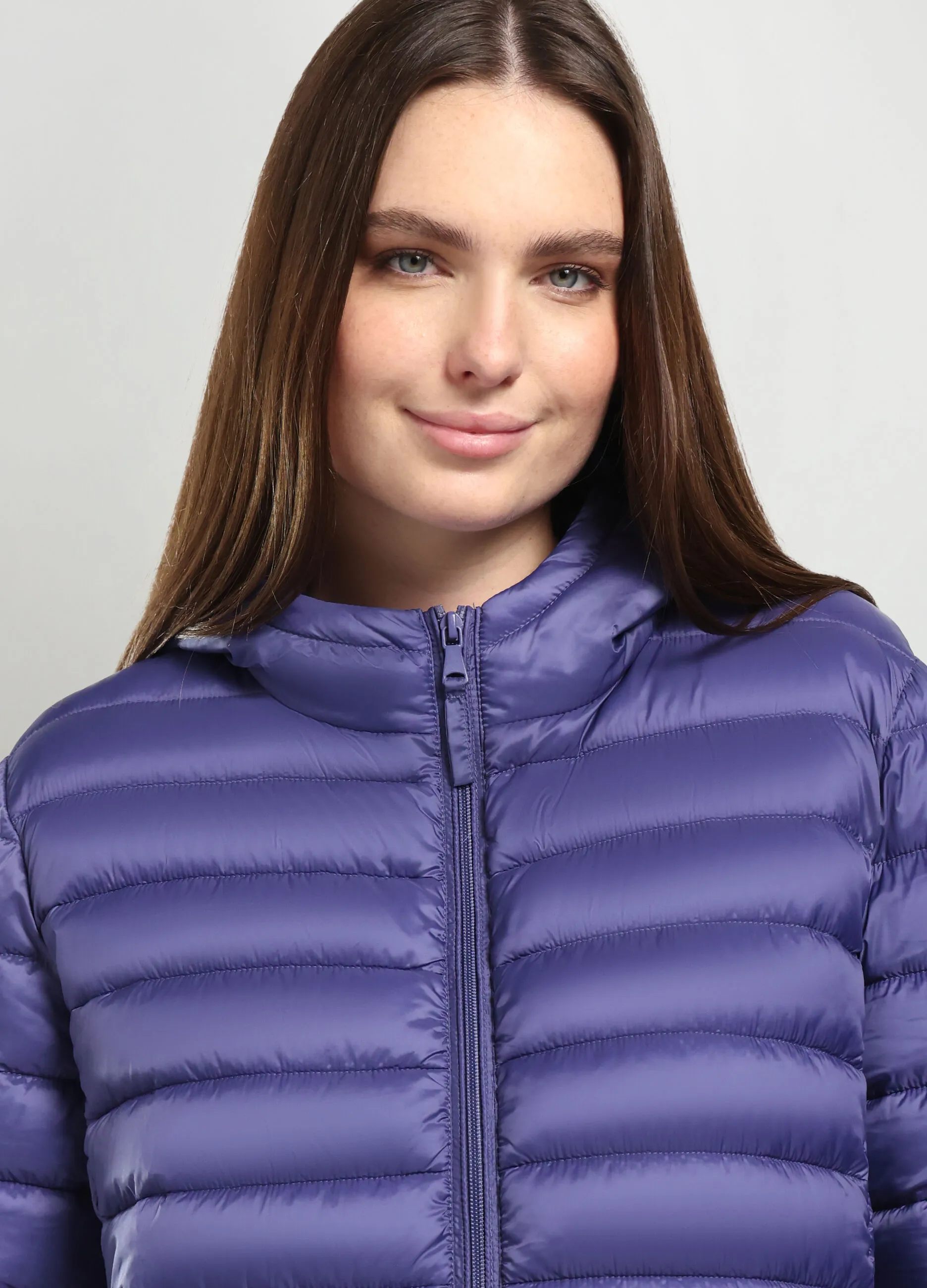 ROSA THEA  Giubbino imbottito con cappuccio donna curvy