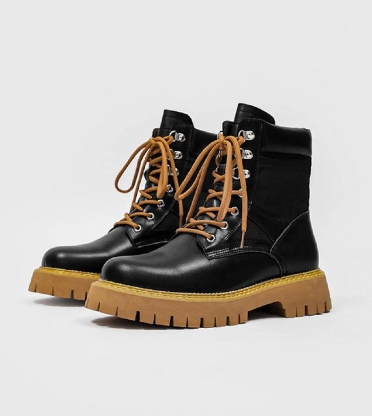 Stivali alti da uomo Desert Boots Stringati da uomo Stivali da uomo con suola spessa Scarpe da lavoro da uomo Stivali di sicurez